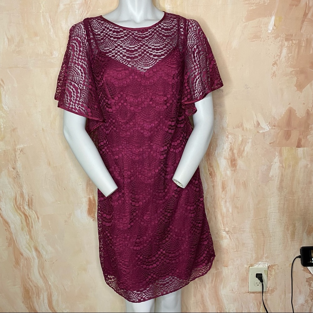 Adrianna Papell Exposed Zipper Dress Size 8